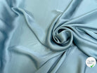 VISCOSE FLUIDE ENVERS SATIN BLEU GRIS - My Little Coupon