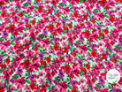 VISCOSE FLUIDE FLEURS DE PRINTEMPS ROSES - My Little Coupon
