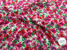 VISCOSE FLUIDE FLEURS DE PRINTEMPS ROSES - My Little Coupon
