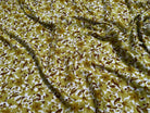 VISCOSE FLUIDE FOND BLANC MOTIFS FLORAUX VERT KAKI - My Little Coupon