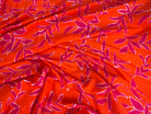 VISCOSE FLUIDE ORANGE & ROSE FEUILLAGES - My Little Coupon