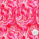 VISCOSE FLUIDE ORANGE & ROSE FEUILLAGES - My Little Coupon