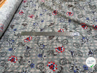 VISCOSE FLUIDE PRINCE DE GALLES IMPRIMÉ JOLIES FLEURS - My Little Coupon