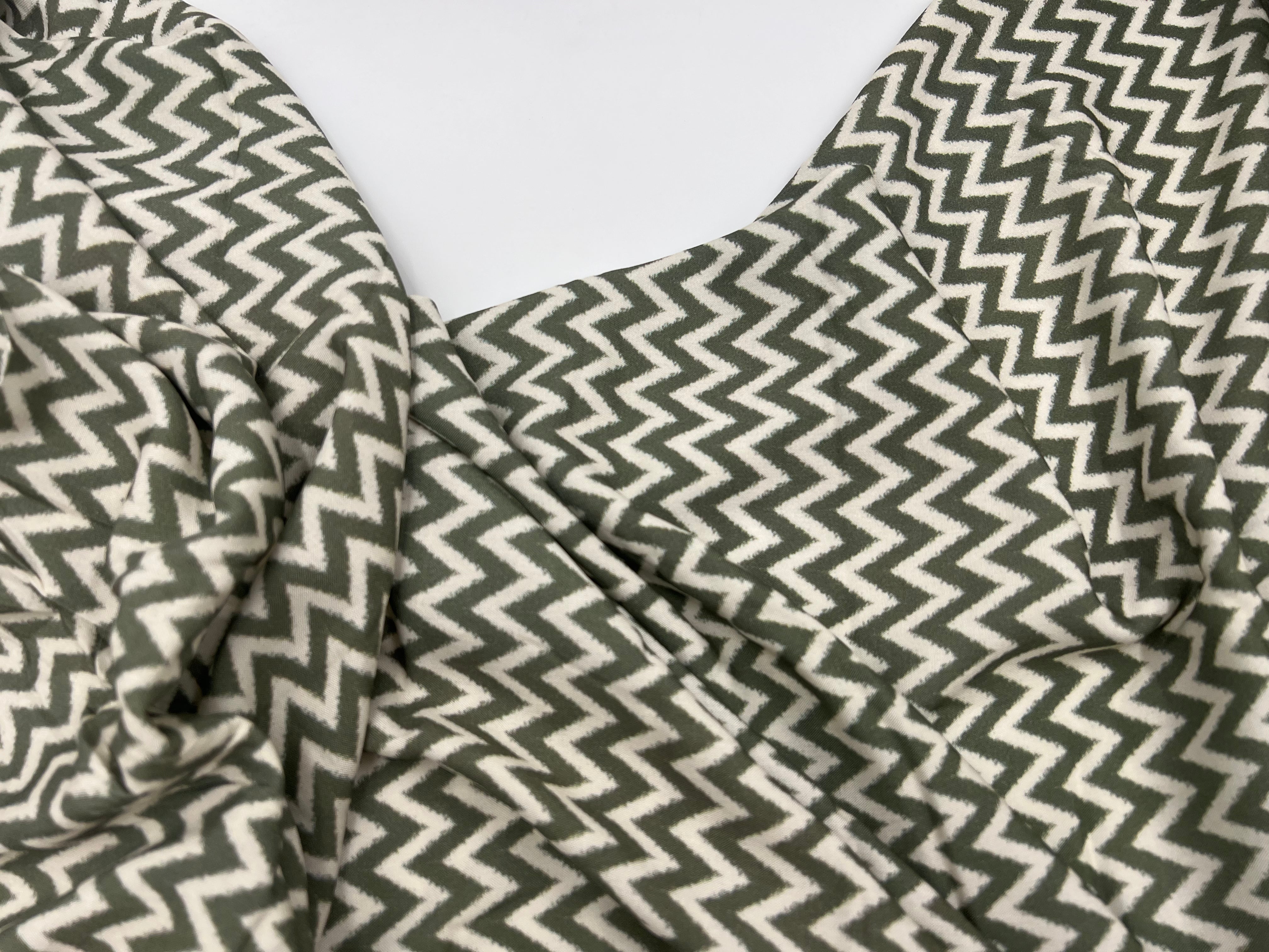 VISCOSE GÉOMÉTRIE CHIC KAKI MLC INTERN