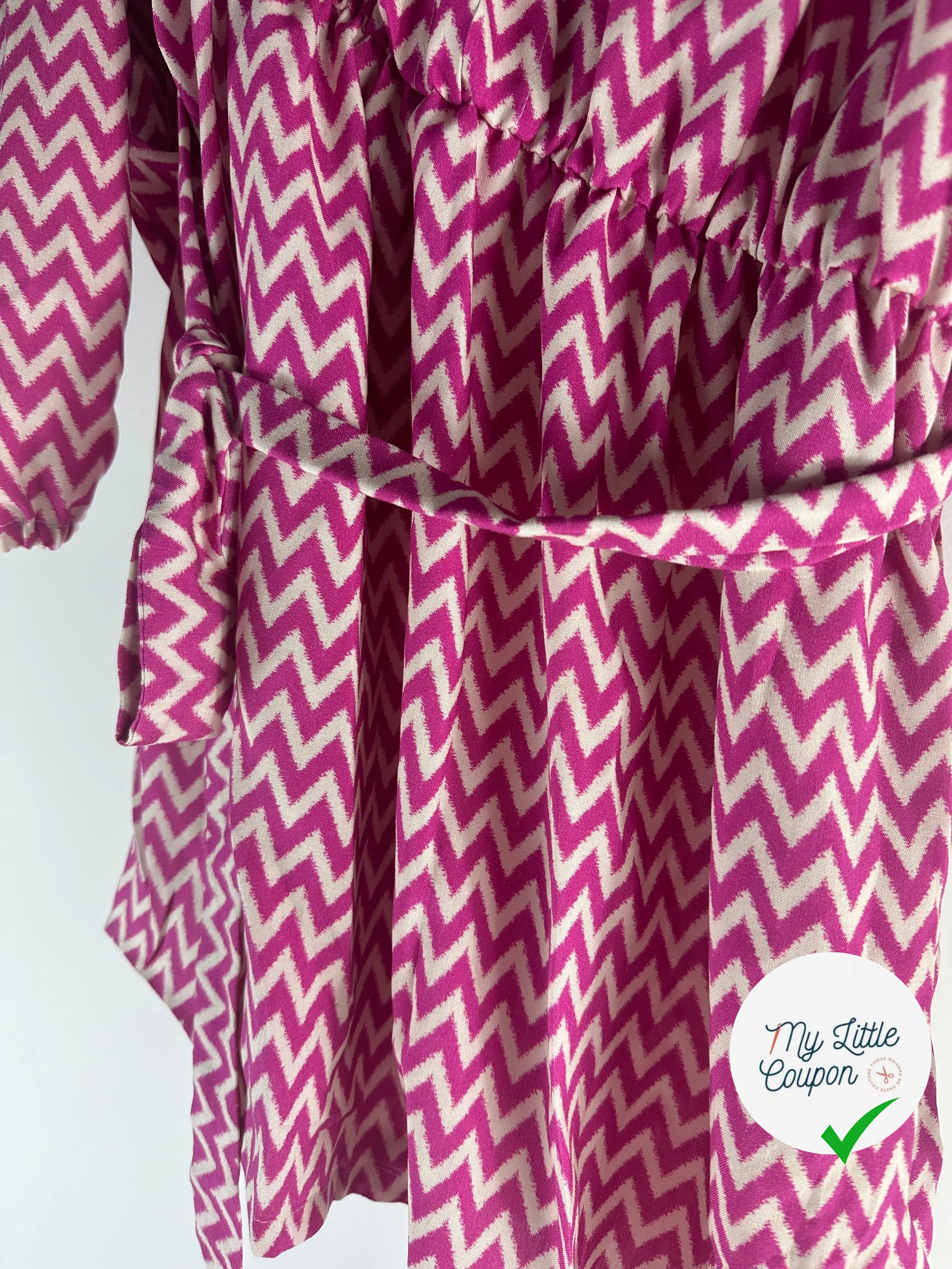 VISCOSE GÉOMÉTRIE CHIC ROSE MLC INTERN