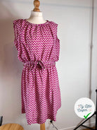 VISCOSE GÉOMÉTRIE CHIC ROSE MLC INTERN