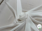 VISCOSE GEORGETTE HEAVY PFD FLUIDE BLANC - My Little Coupon