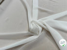 VISCOSE GEORGETTE HEAVY PFD FLUIDE BLANC - My Little Coupon