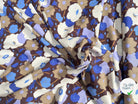VISCOSE GEORGINA CACAO / BLEU - My Little Coupon