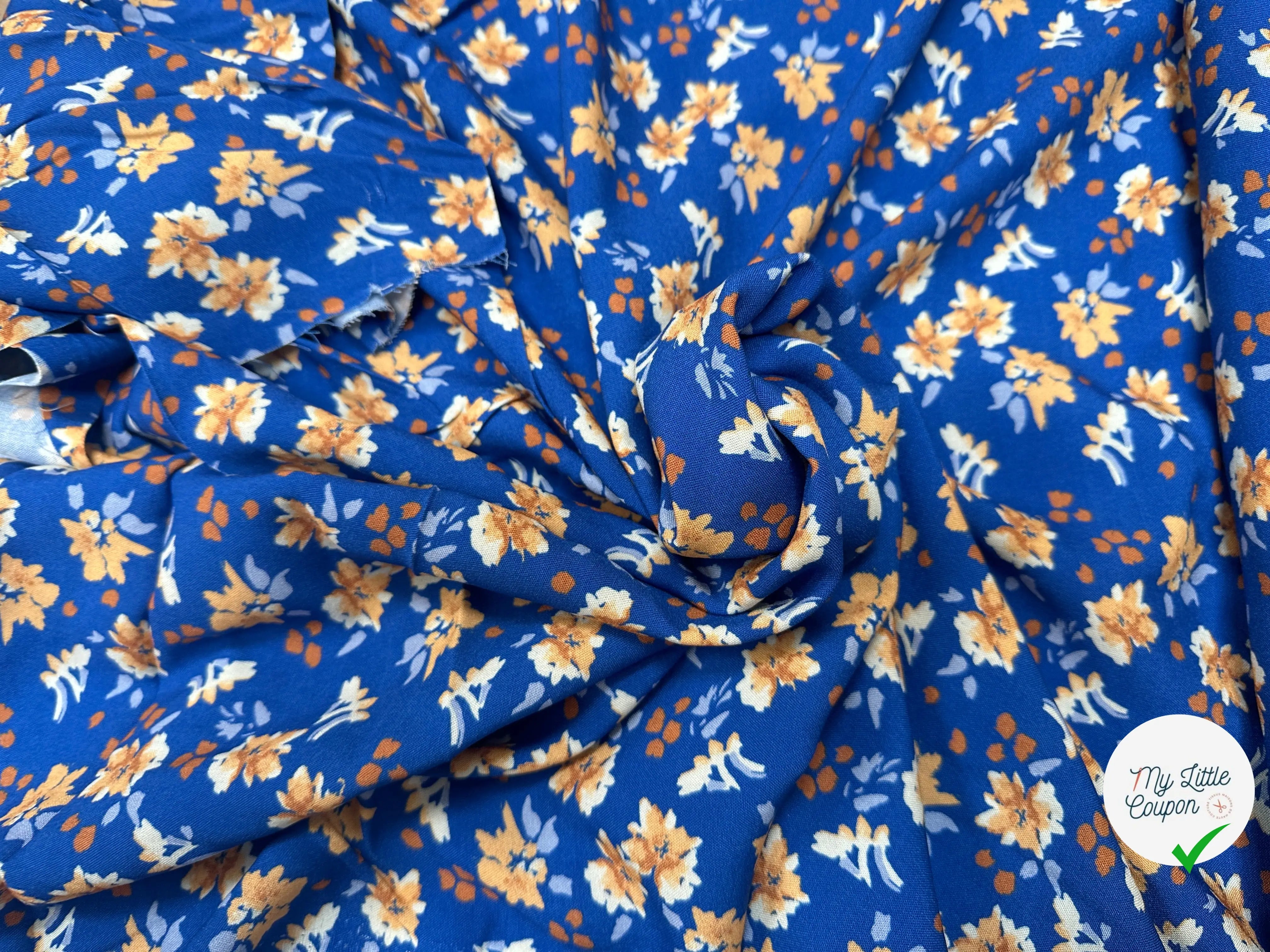 VISCOSE GINGER COBALT / AMBRE 1CNUM D7X 150 - My Little Coupon