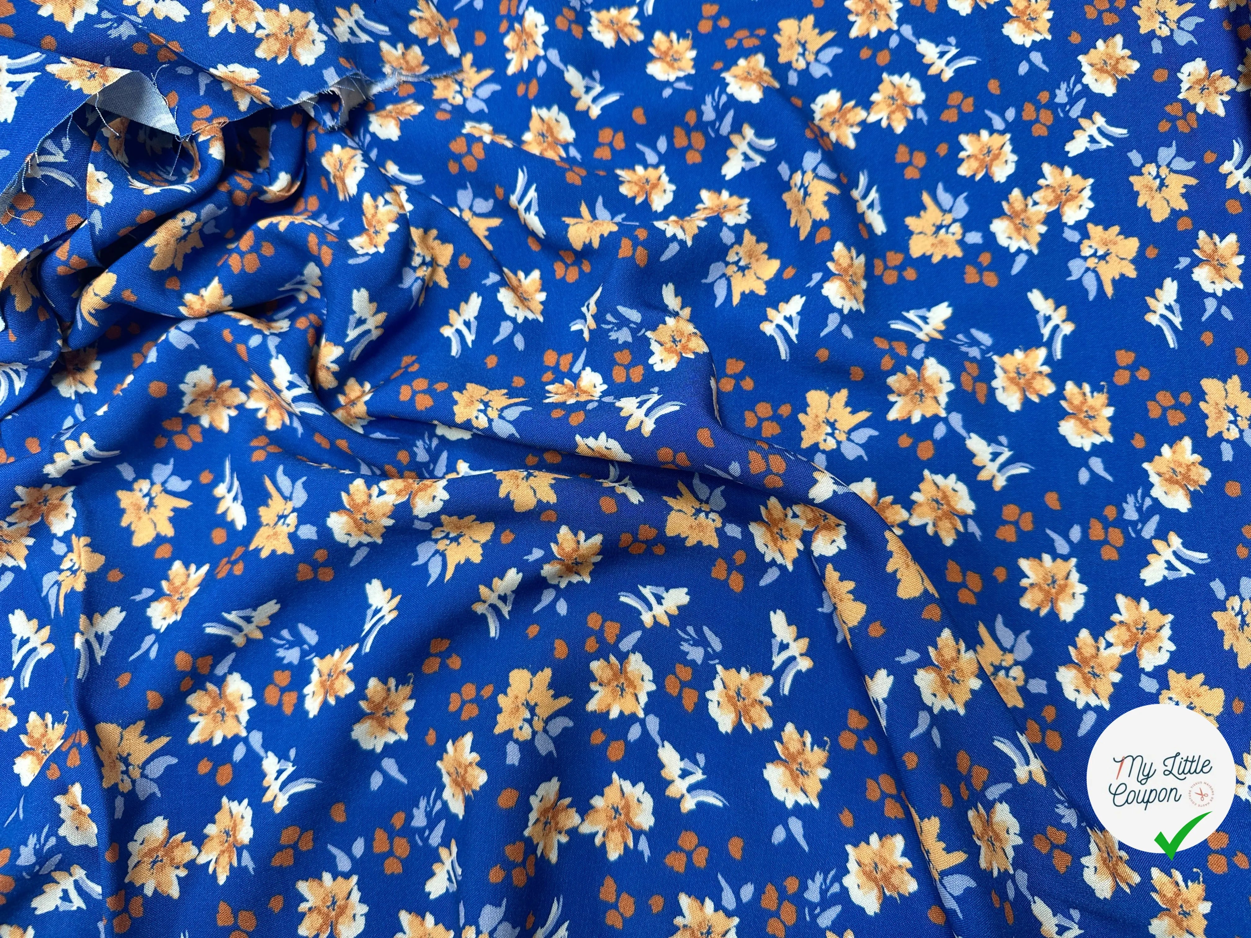 VISCOSE GINGER COBALT / AMBRE 1CNUM D7X 150 - My Little Coupon