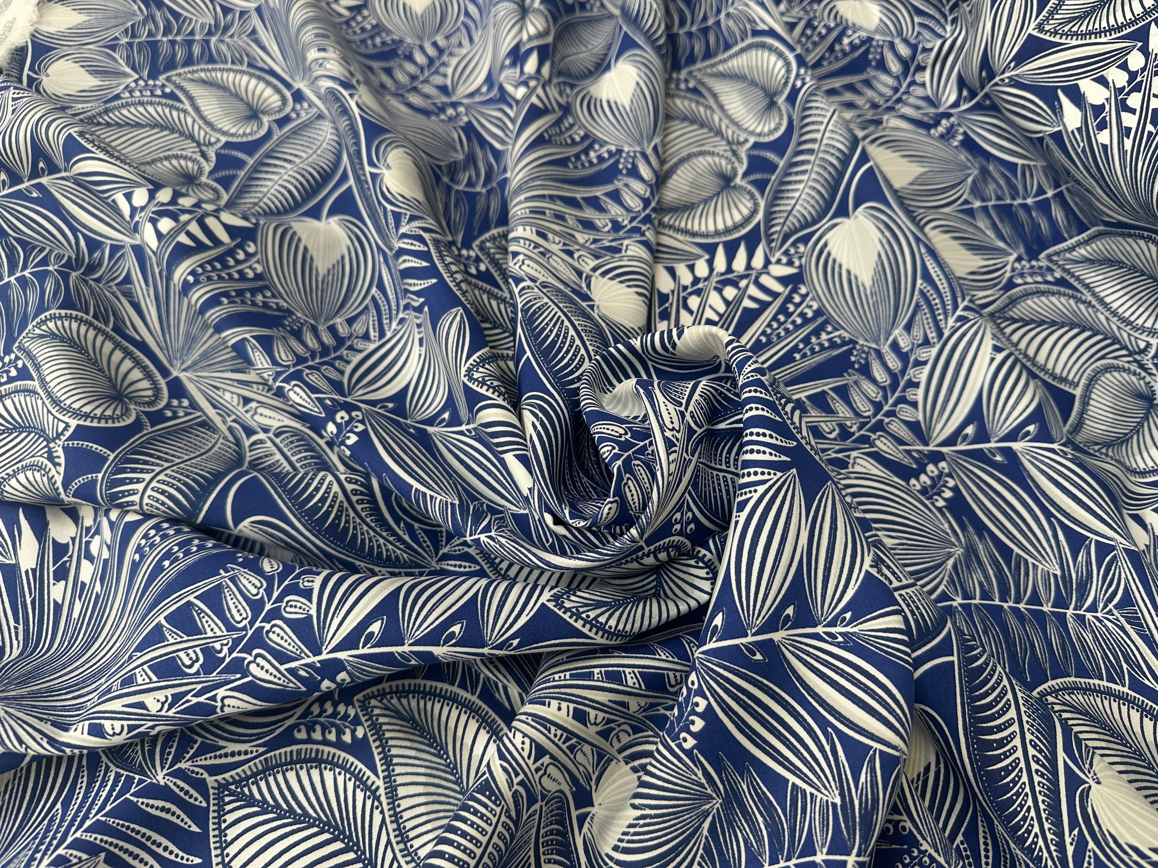VISCOSE HEVEA BLEU OEKO-TEX - My Little Coupon