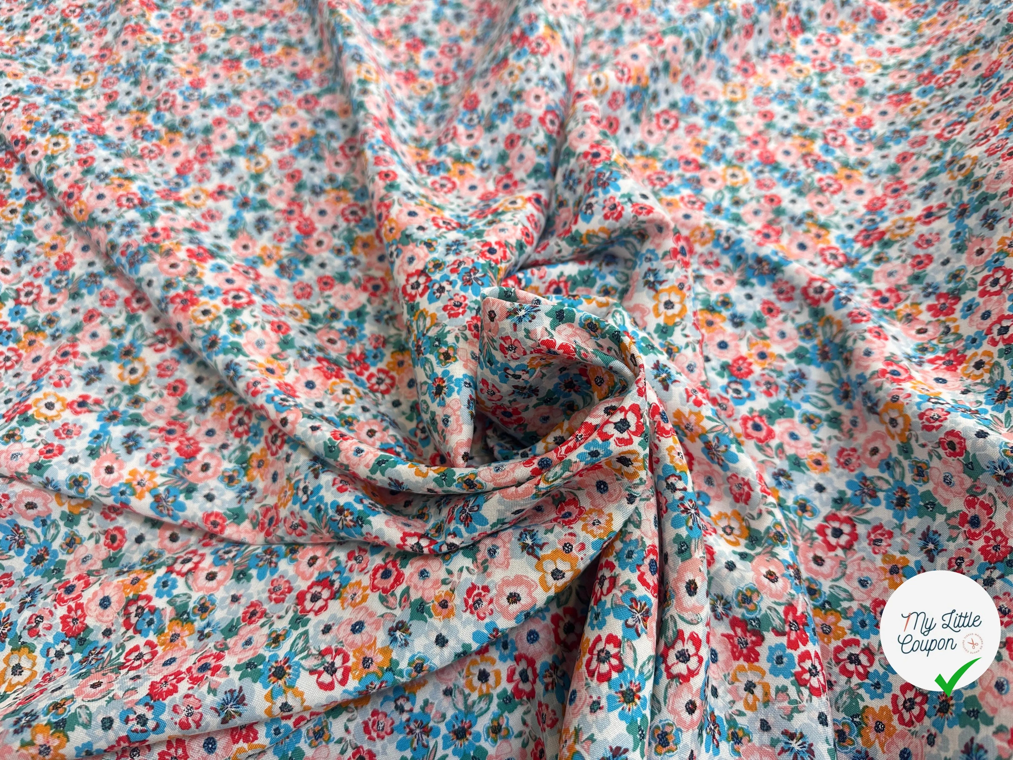VISCOSE  IDYLLE CIEL OEKO-TEX - My Little Coupon