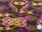 VISCOSE IKAT VIOLET 140 CM - My Little Coupon