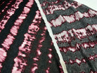 VISCOSE IMPRIMÉ TYE AND DYE BORDEAUX ET NOIR - My Little Coupon - tissu - coudre