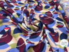 VISCOSE IMPRIMÉE FEUILLAGE ET HIRONDELLE IMAGINAIRE - My Little Coupon - tissu - coudre
