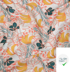 VISCOSE IMPRIMÉE FEUILLES DE BANANIER - My Little Coupon - tissu - coudre
