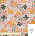 VISCOSE IMPRIMÉE FEUILLES DE BANANIER - My Little Coupon - tissu - coudre