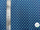 VISCOSE IMPRIMÉE JASMIN D'UNE NUIT MARINE - My Little Coupon - tissu - coudre