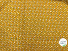 VISCOSE IMPRIMÉE LITTLE FLOWER FOND OCRE - My Little Coupon - tissu - coudre
