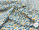 VISCOSE IMPRIMÉE MULTITUDE D'ENVENTAILS COLORÉS - My Little Coupon - tissu - coudre
