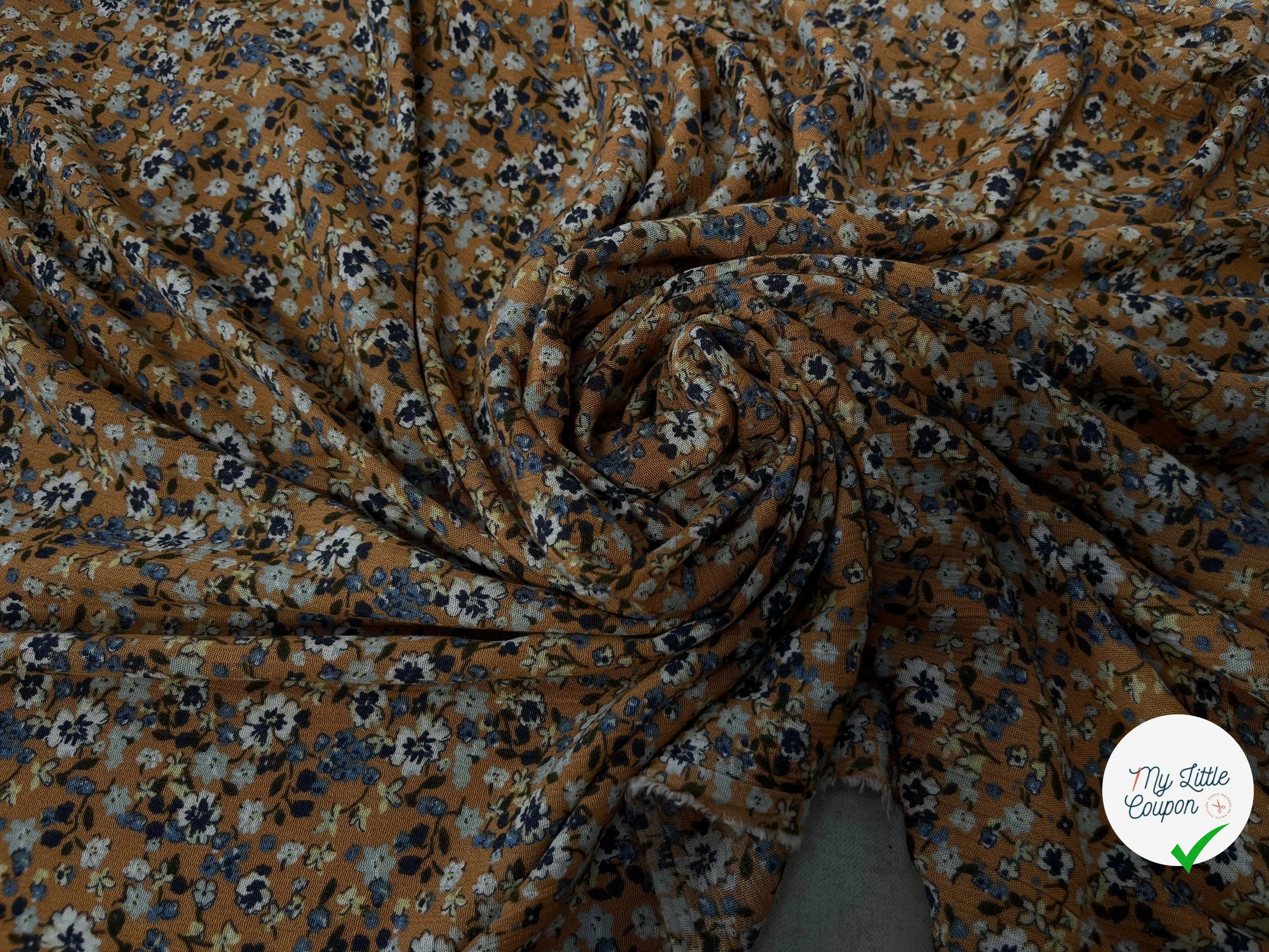 VISCOSE IMPRIMÉE PETITES FLEURS - My Little Coupon