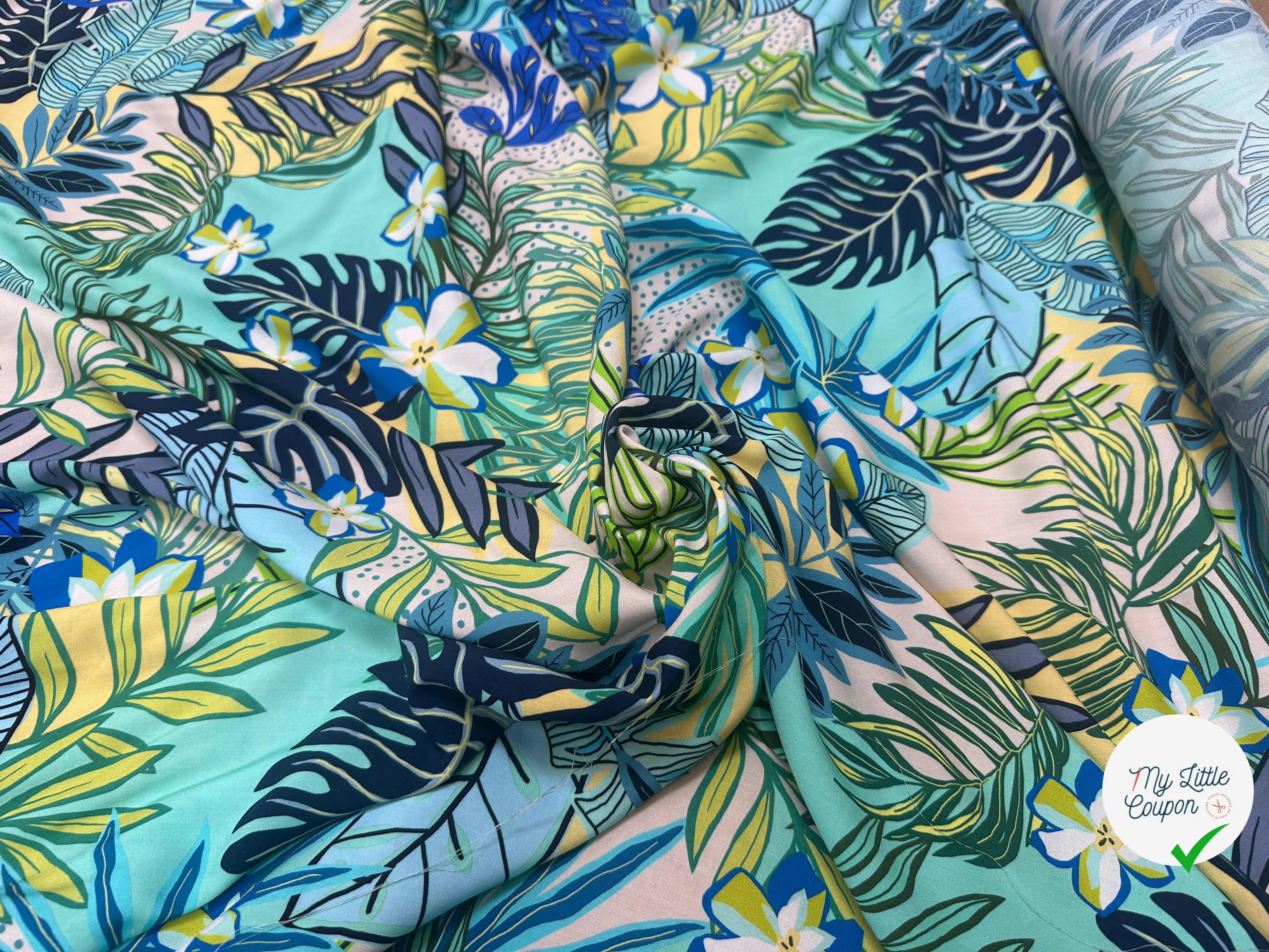 VISCOSE ITALIENNE FLORALE - My Little Coupon