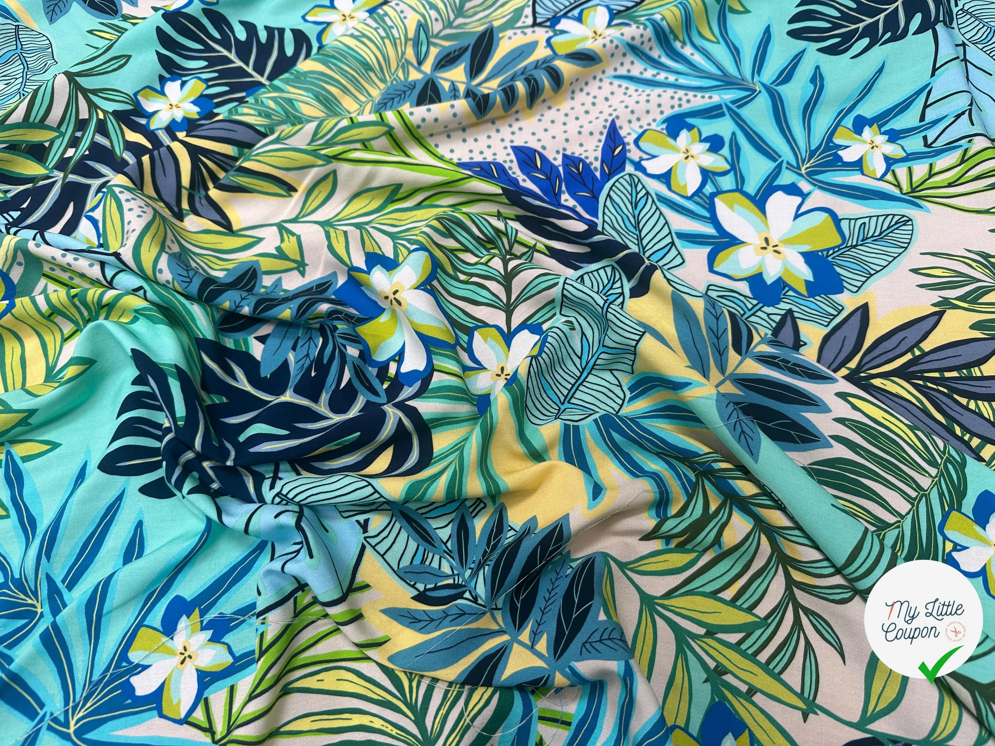 VISCOSE ITALIENNE FLORALE - My Little Coupon