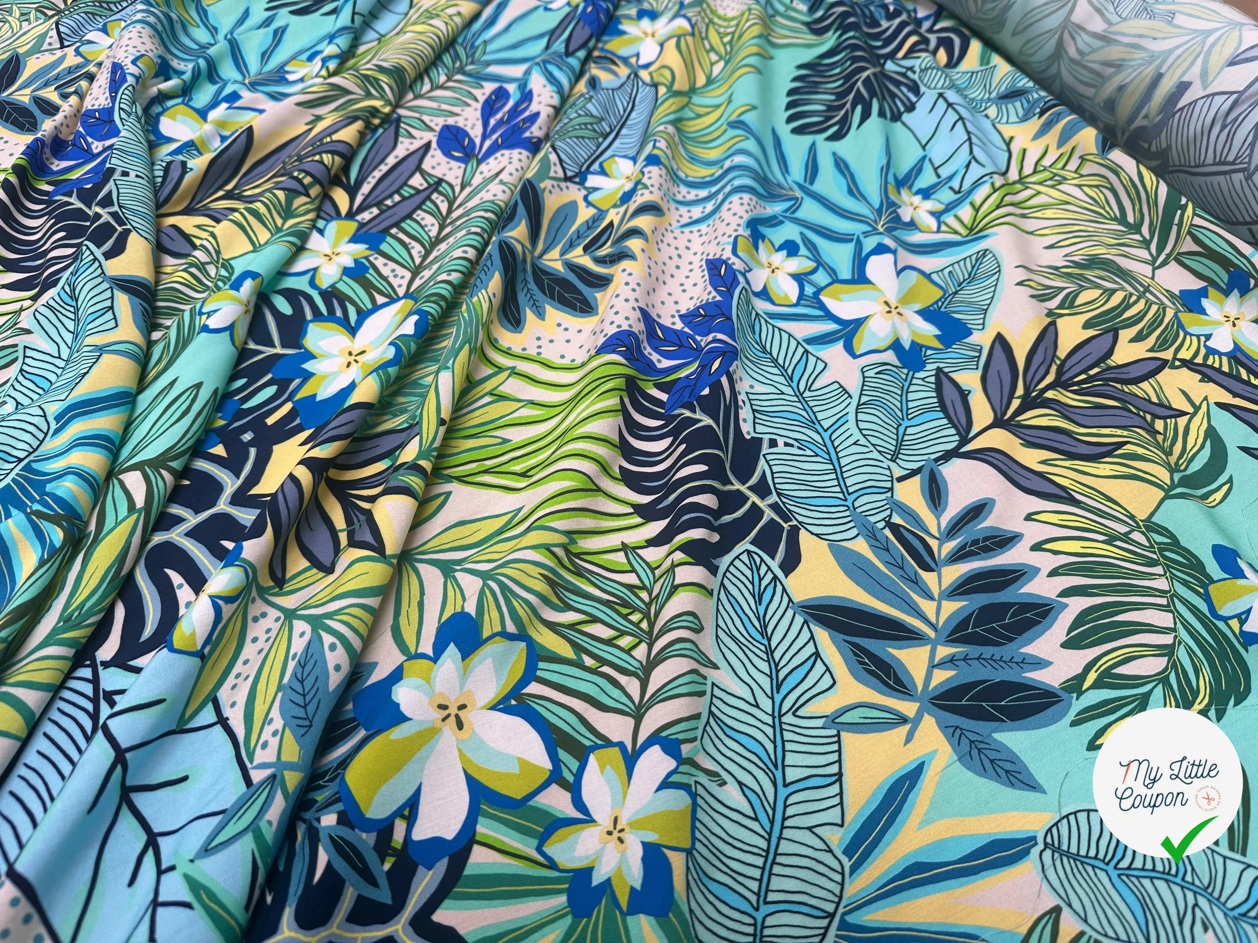 VISCOSE ITALIENNE FLORALE - My Little Coupon