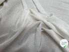 VISCOSE JACQUARD BLANC MOTIFS TONS SUR TONS BRILLANTS - My Little Coupon