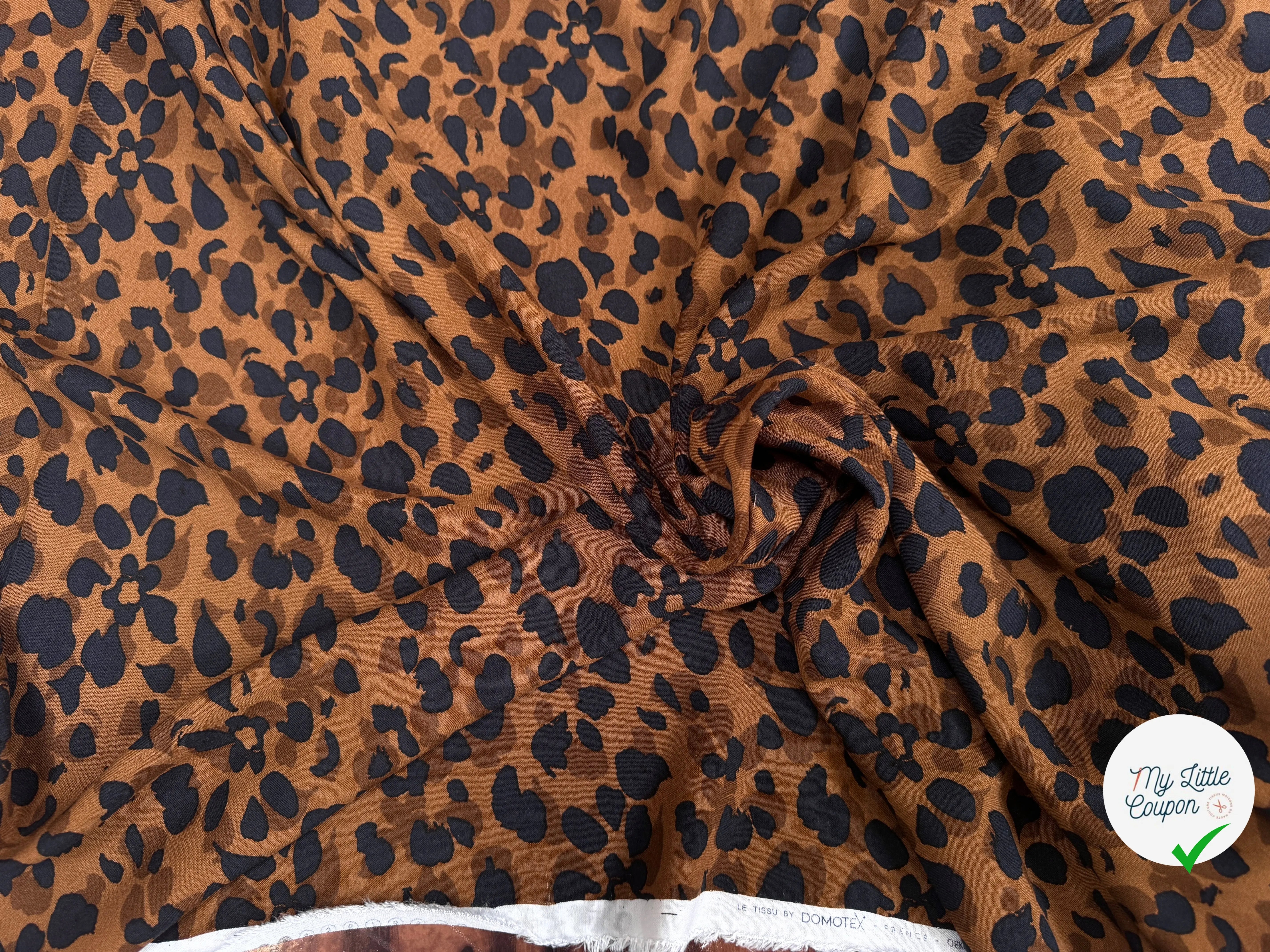 VISCOSE KODKOD MARRON / NOIR 1B Y1 150 - My Little Coupon