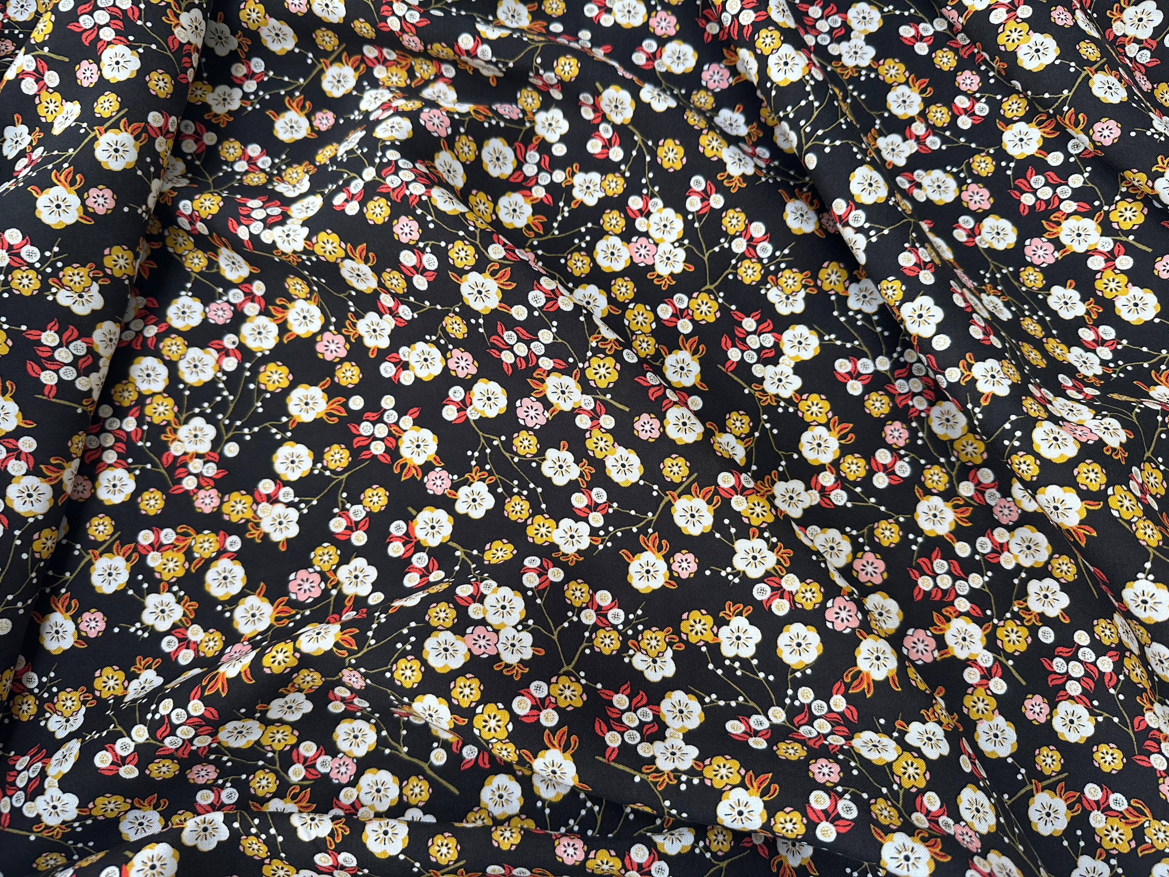 VISCOSE KOHANA NOIR OEKO-TEX - My Little Coupon