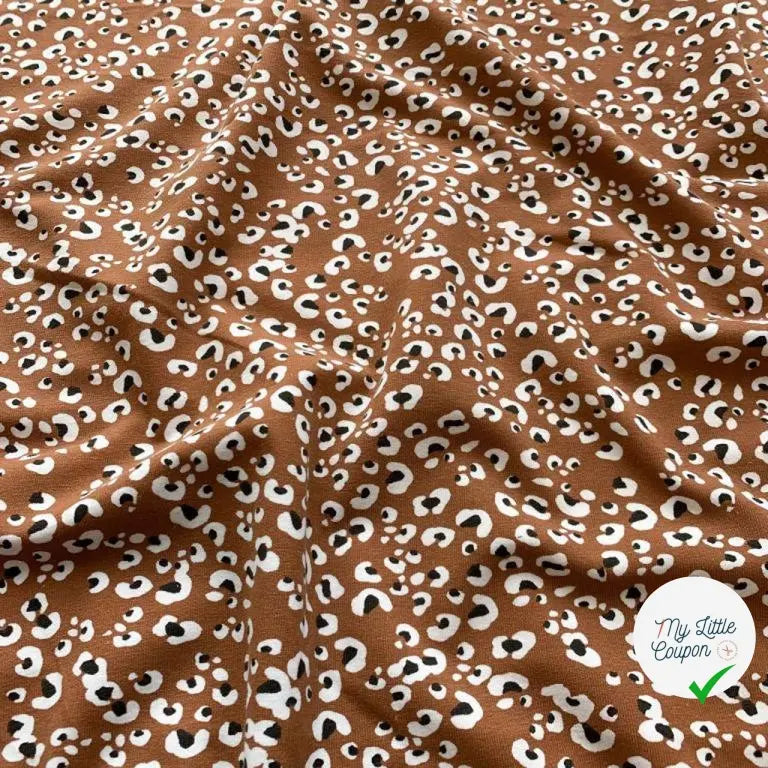 VISCOSE LEOP NOISETTE / NOIR 7B Y14X 150 - My Little Coupon