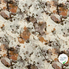 VISCOSE LIN CHAINE ET TRAME ABSTRAIT BEIGE - My Little Coupon