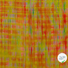 VISCOSE LIN CHAINE ET TRAME TISSU IMPRIMÉ ABSTRAIT VERT CITRON - My Little Coupon