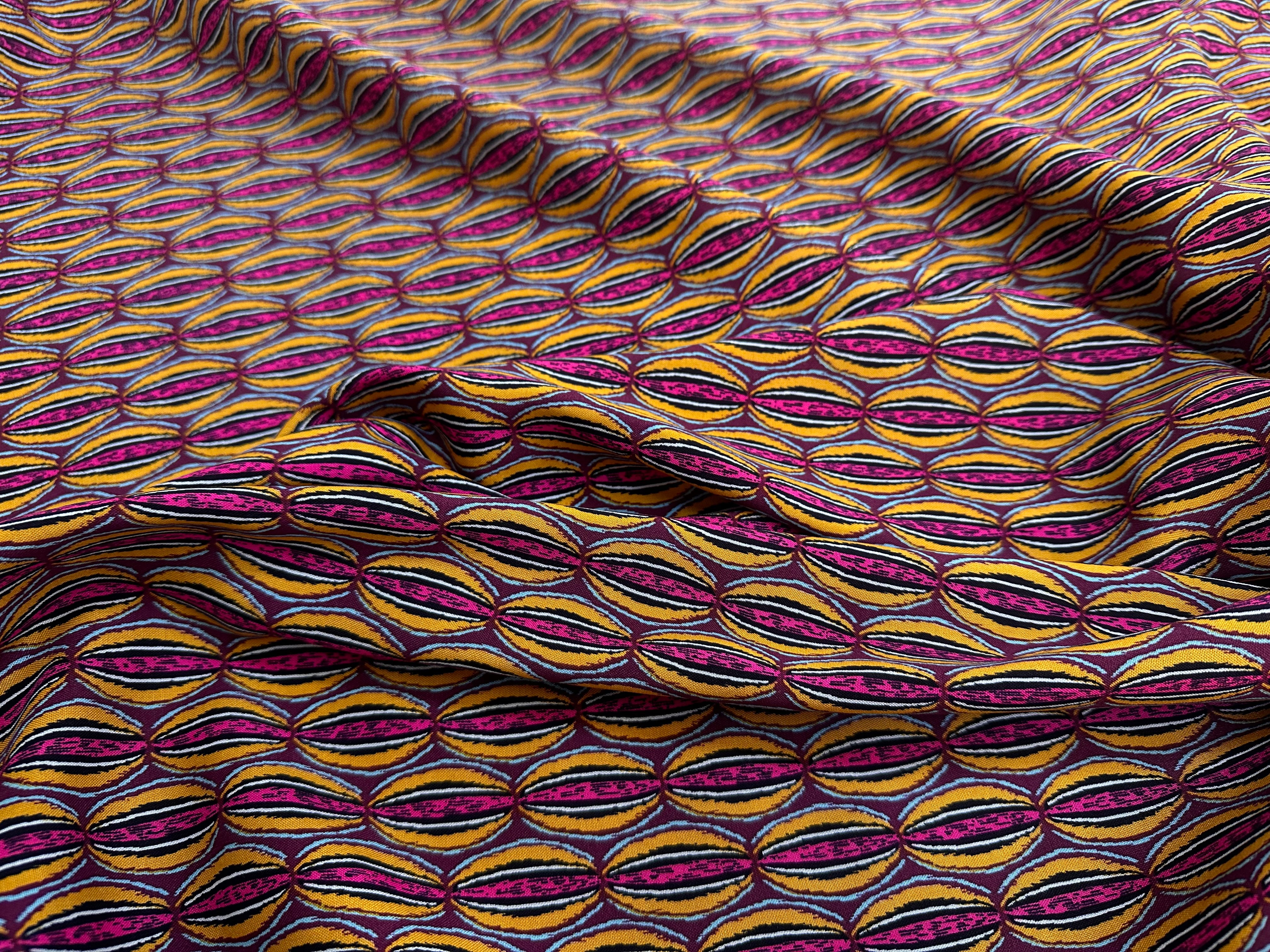 VISCOSE MANIOC PRUNE OEKO-TEX - My Little Coupon