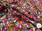 VISCOSE MOSAÏQUE BYZANTINE DE ROSE - coupon de tissu de 1 mètre 60 - My Little Coupon - tissu - coudre