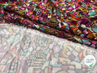 VISCOSE MOSAÏQUE BYZANTINE DE ROSE - coupon de tissu de 1 mètre 60 - My Little Coupon - tissu - coudre
