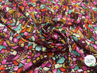 VISCOSE MOSAÏQUE BYZANTINE DE ROSE - coupon de tissu de 1 mètre 60 - My Little Coupon - tissu - coudre