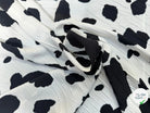 VISCOSE MOTIF ANIMALIER BLANC ET NOIR - My Little Coupon