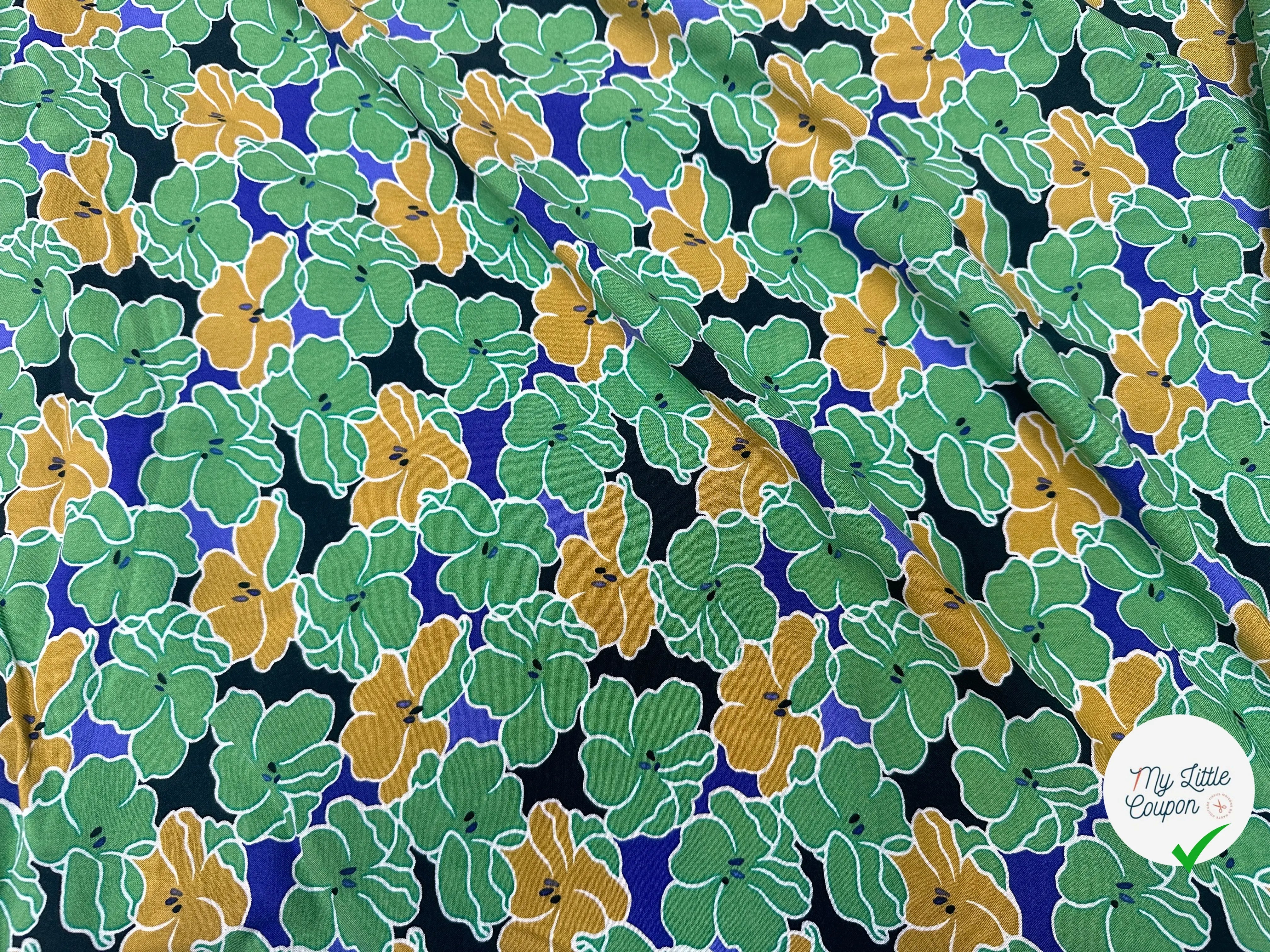 VISCOSE NELINE NOIR / VERT 1B Y17X 150 - My Little Coupon