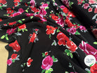 VISCOSE NOIR DE FLEURS SUPERBE - My Little Coupon