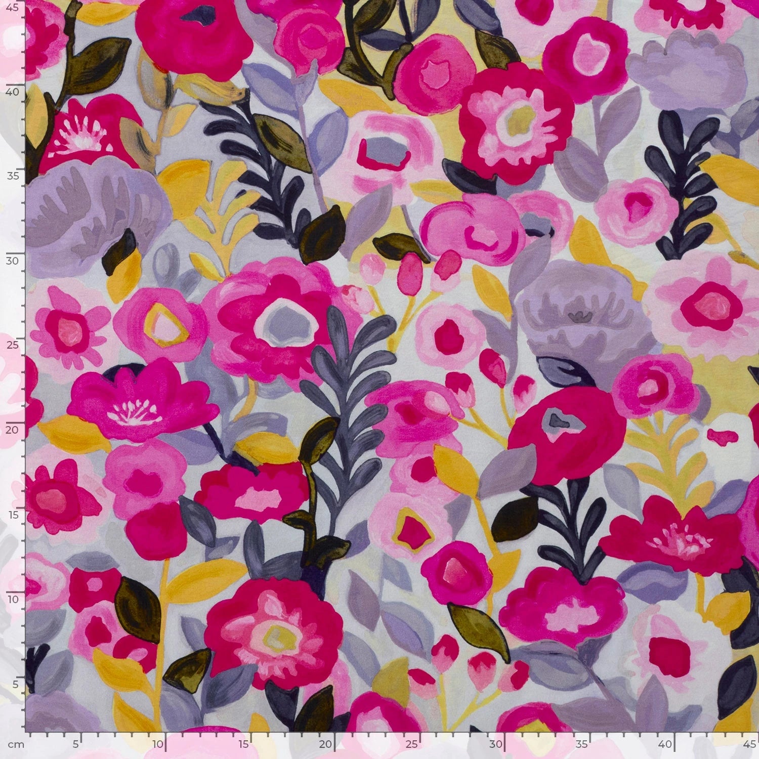 VISCOSE NYLON OTTOMAN FLOWERS - My Little Coupon