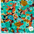 VISCOSE NYLON OTTOMAN FLOWERS - My Little Coupon