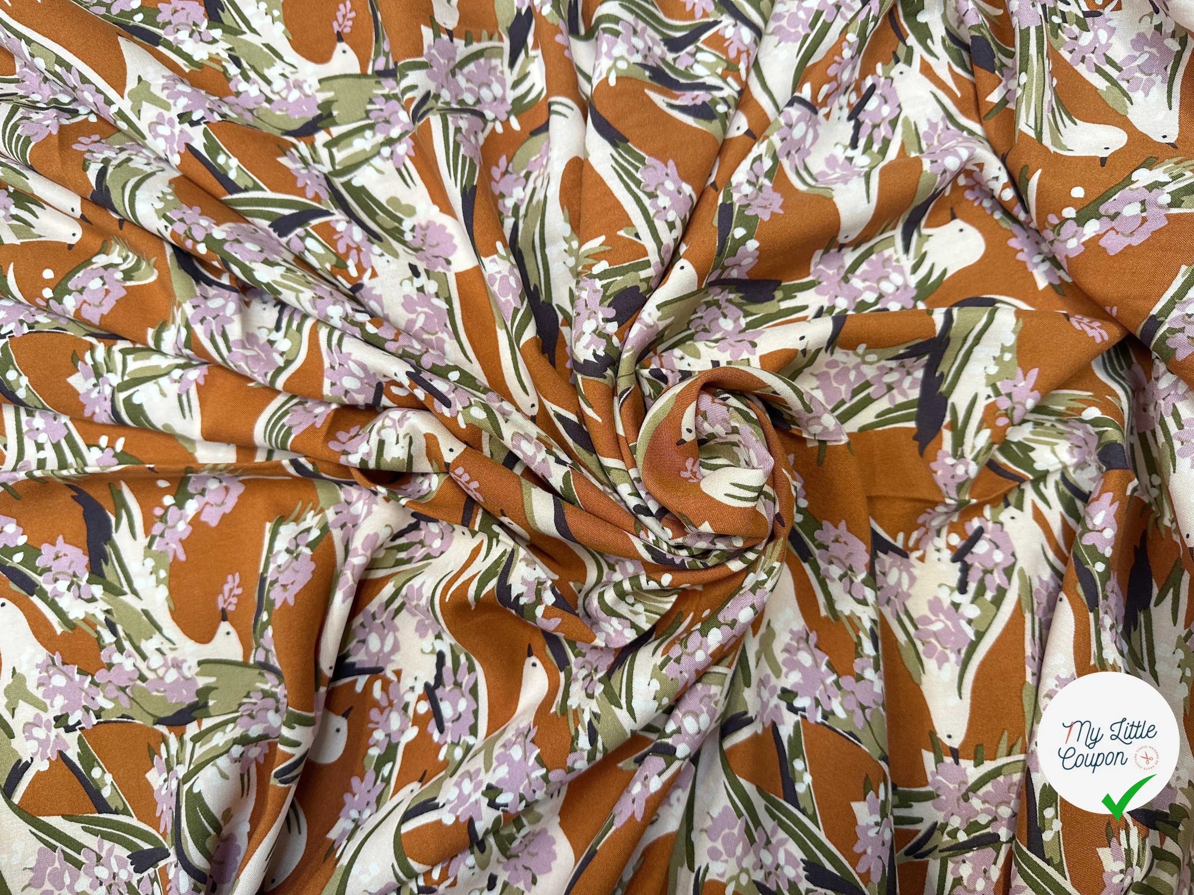 VISCOSE OIZEA MARRON / VERT1B D8X 150 - My Little Coupon