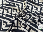 VISCOSE OPTIQUE NOIR ET BLANC 140 CM - My Little Coupon