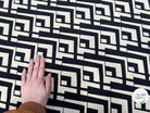 VISCOSE OPTIQUE NOIR ET BLANC 140 CM - My Little Coupon
