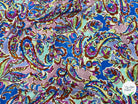 VISCOSE PAISLEY BLEU MULTICO 140 CM - My Little Coupon