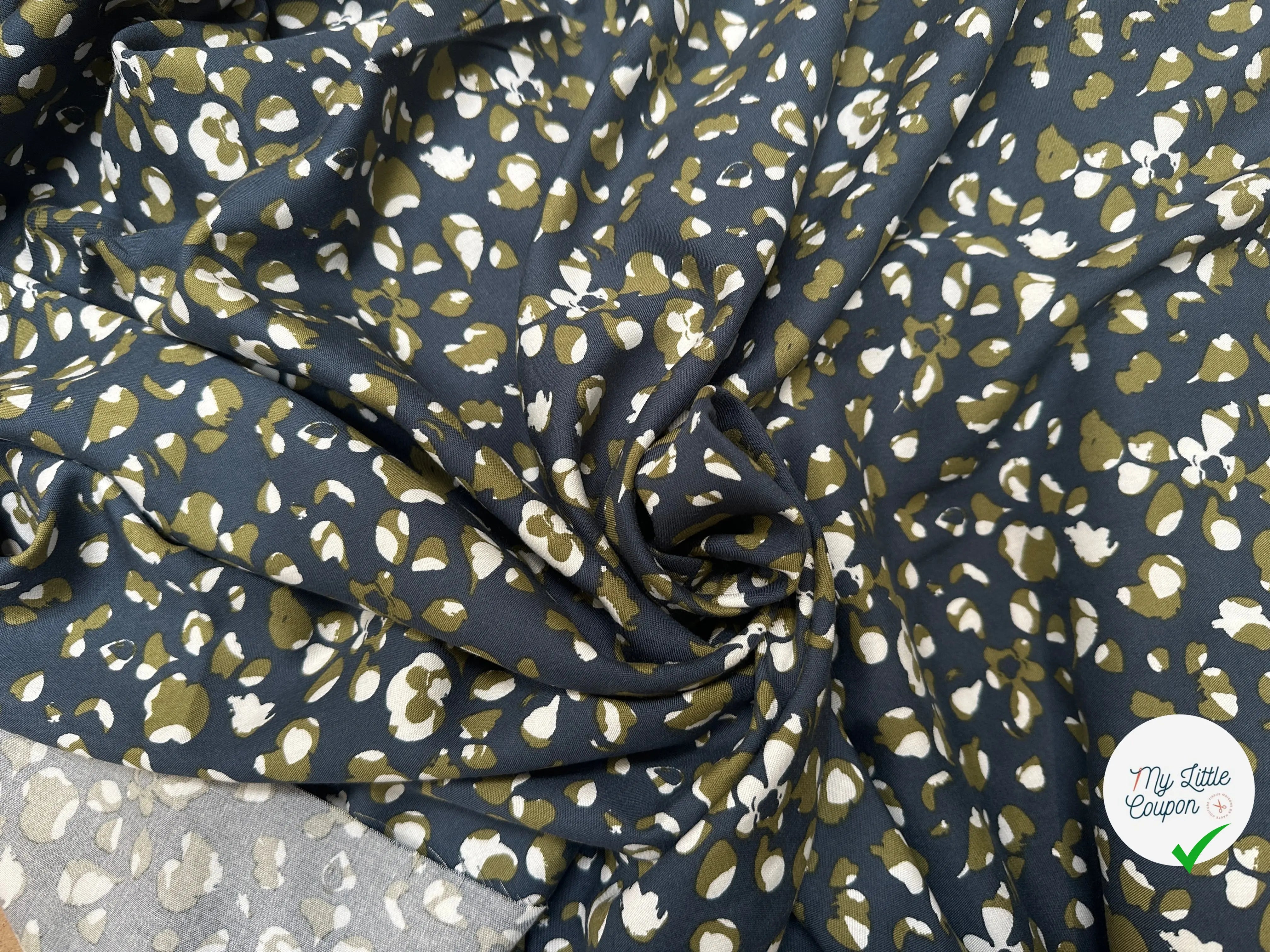 VISCOSE RELOY NUIT / KAKI FONCE 1B Y11X 150 - My Little Coupon