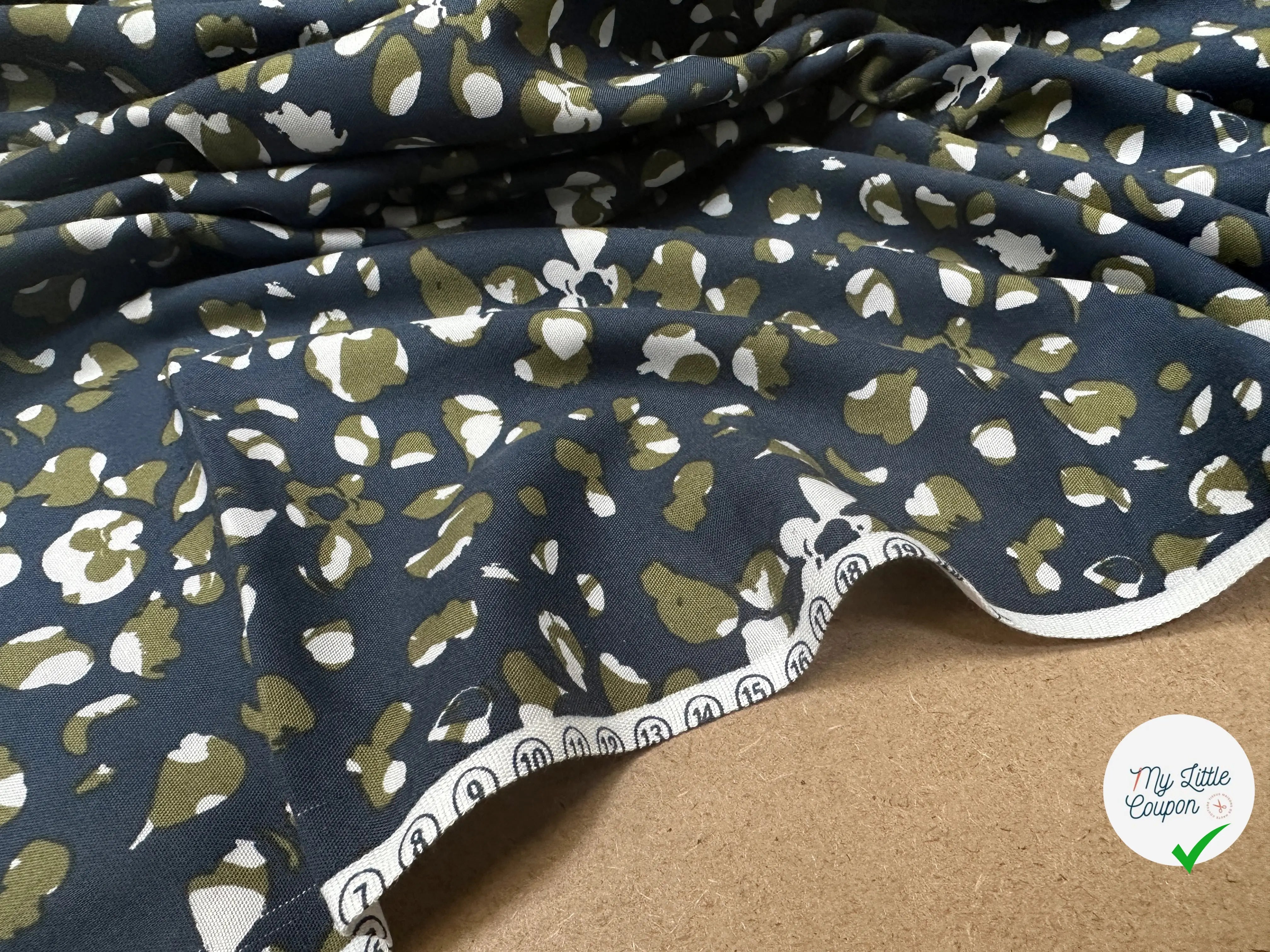 VISCOSE RELOY NUIT / KAKI FONCE 1B Y11X 150 - My Little Coupon